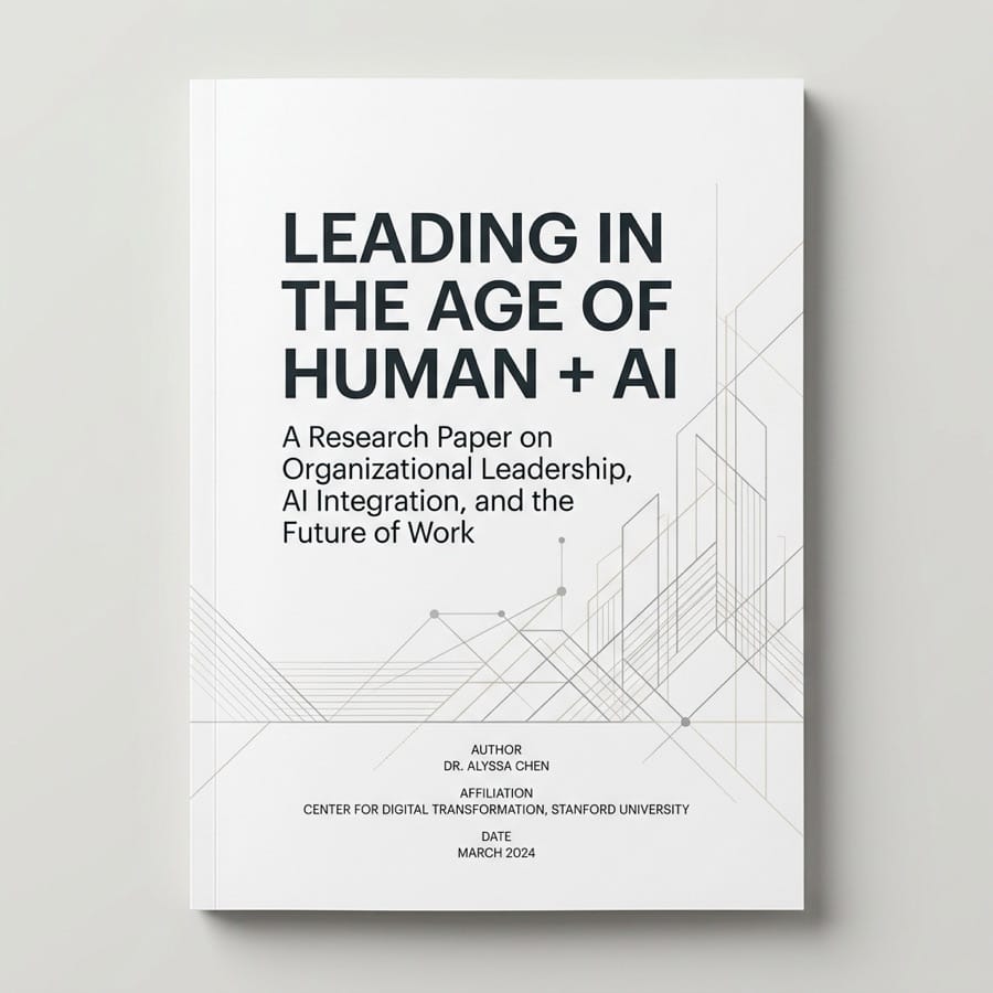 Cover of Leading in the Age of Human + AI